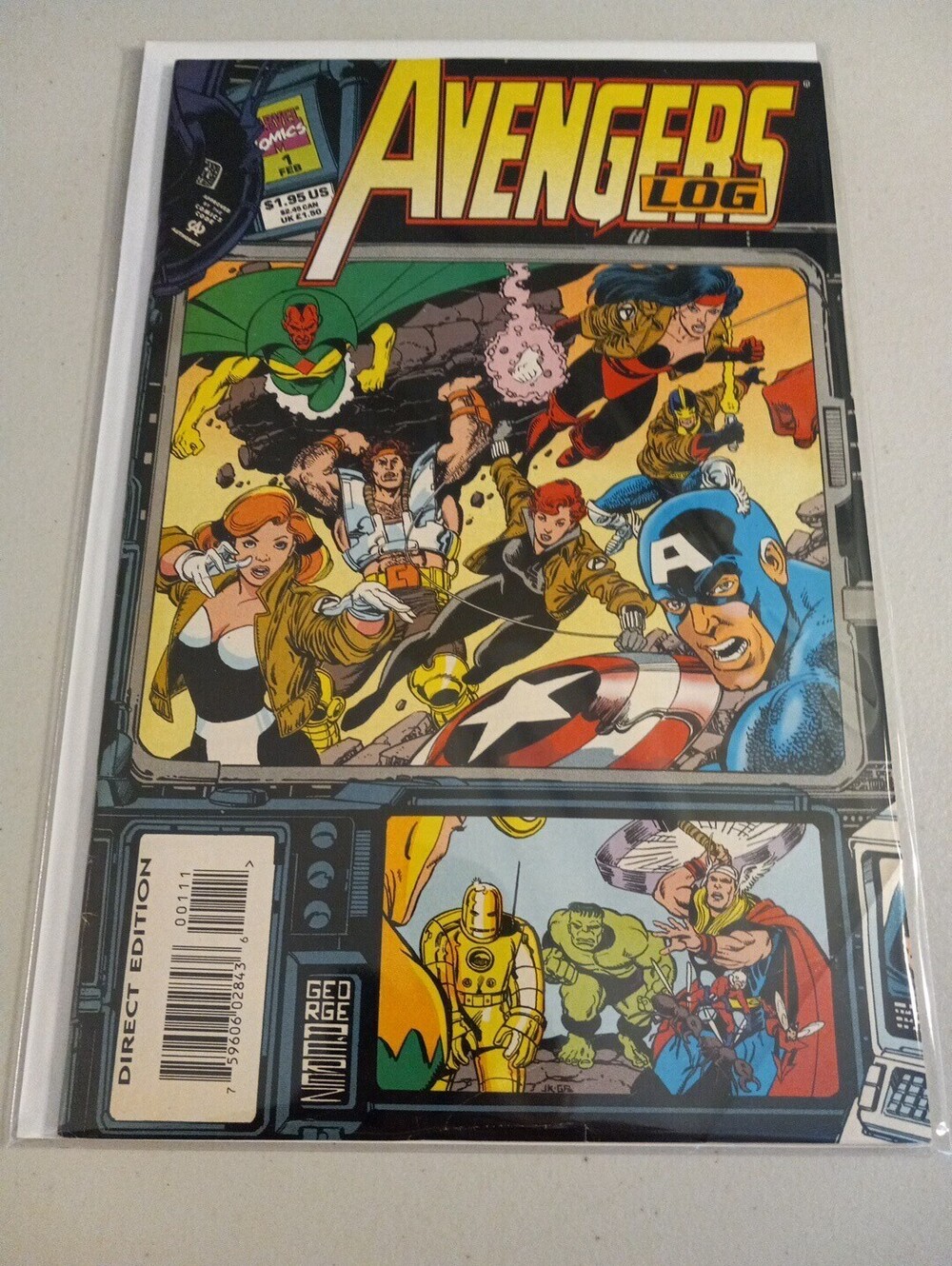 Avengers Log #1 Feb 1994 Marvel Comics
